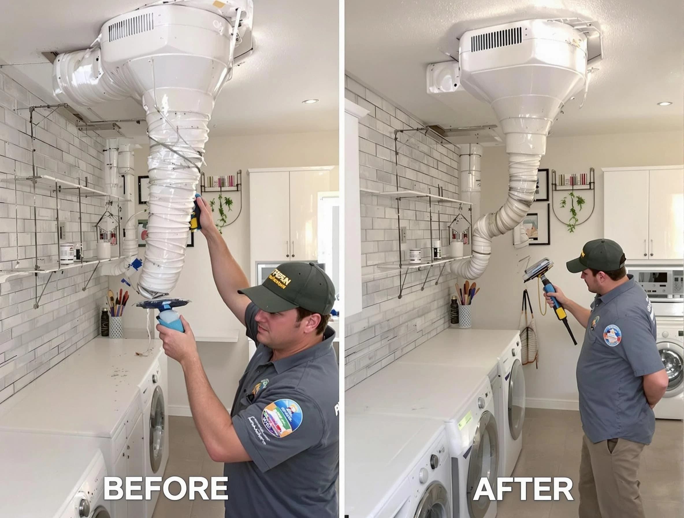 Professional dryer exhaust vent cleaning by Peachtree Corners Dryer Vent Cleaning in Peachtree Corners