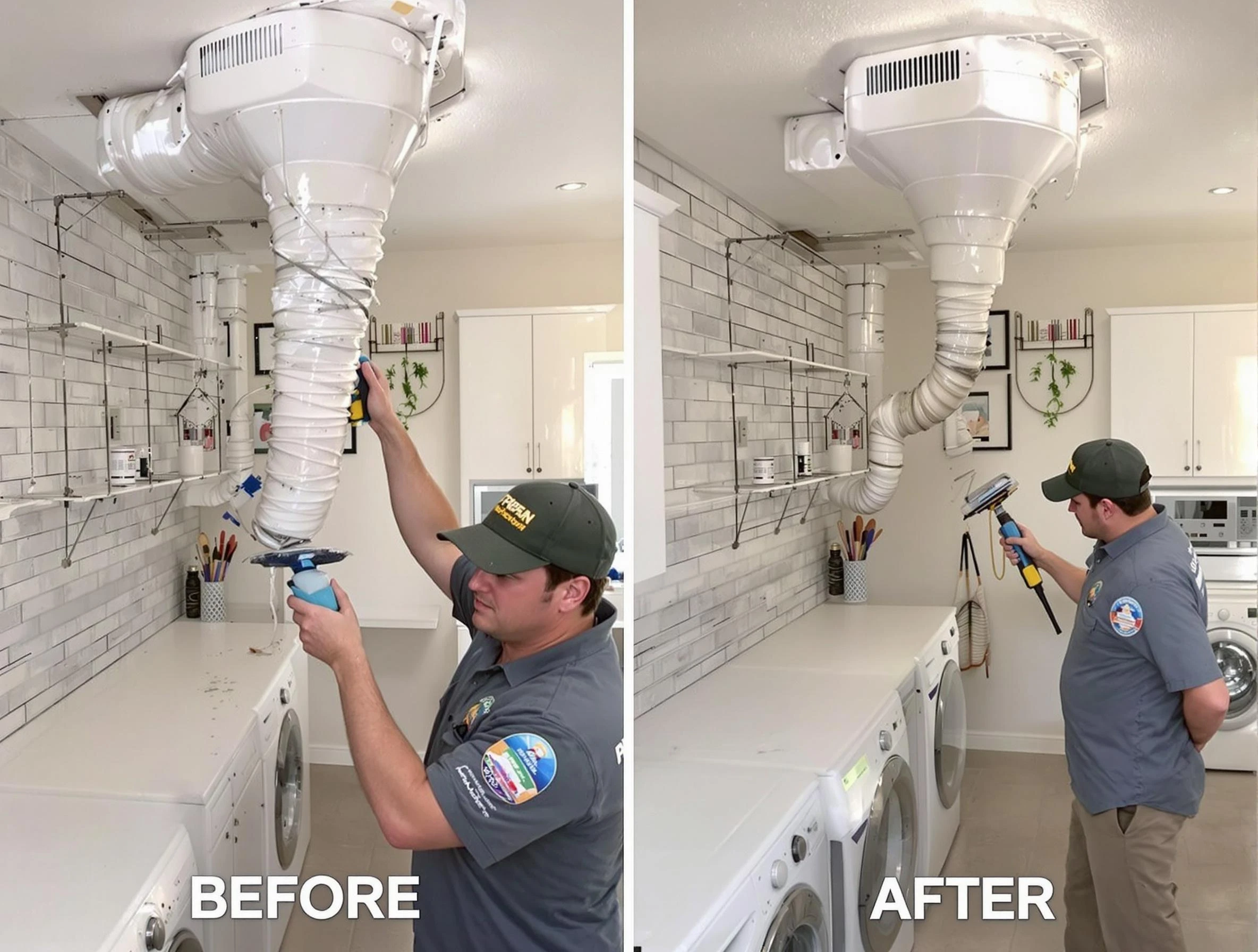 Professional dryer exhaust vent cleaning by Peachtree Corners Dryer Vent Cleaning in Peachtree Corners