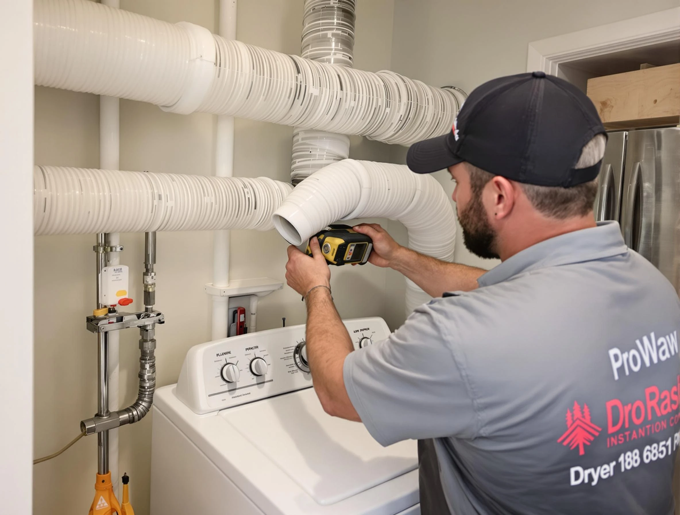 Professional dryer vent hose installation by Peachtree Corners Dryer Vent Cleaning in Peachtree Corners